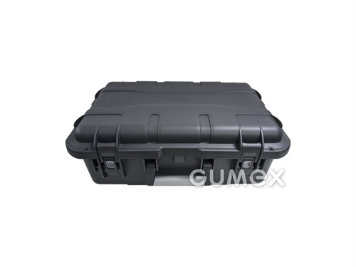 Wasserdichte Koffer PRO, 258x243x117,5mm (235x180x106mm), IP67, PP, ohne Füllung, Anthrazit, 